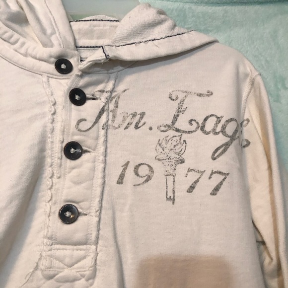 ❄️American Eagle Outfitters S/P white hoodie - Picture 6 of 7